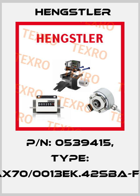p/n: 0539415, Type: AX70/0013EK.42SBA-F0 Hengstler
