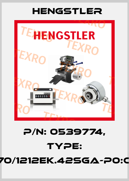 p/n: 0539774, Type: AX70/1212EK.42SGA-P0:C001 Hengstler