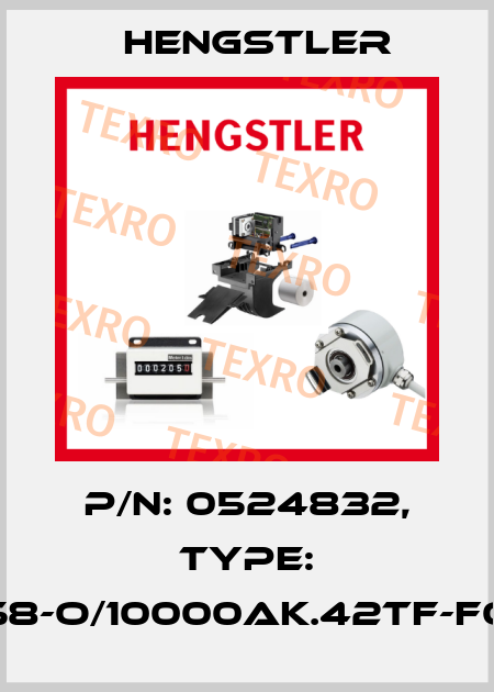p/n: 0524832, Type: RI58-O/10000AK.42TF-F0-S Hengstler