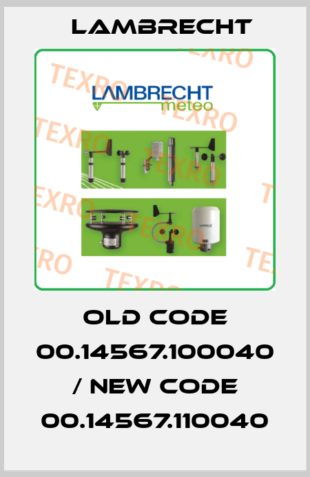 old code 00.14567.100040 / new code 00.14567.110040 Lambrecht