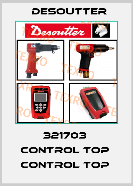 321703  CONTROL TOP  CONTROL TOP  Desoutter