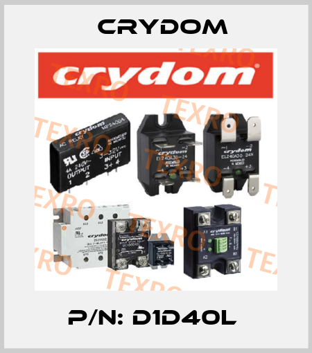 P/N: D1D40L  Crydom