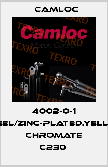 4002-0-1 STEEL/ZINC-PLATED,YELLOW CHROMATE C230  Camloc