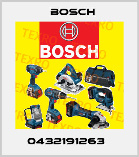 0432191263   Bosch
