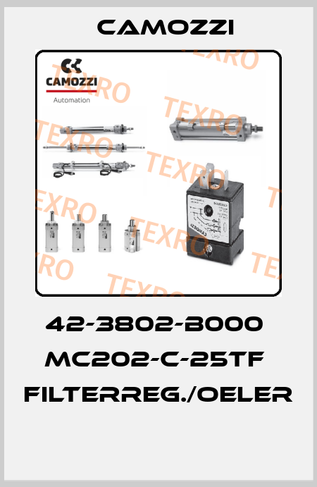 42-3802-B000  MC202-C-25TF  FILTERREG./OELER  Camozzi