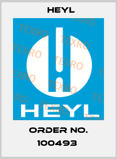 Order No. 100493  Heyl