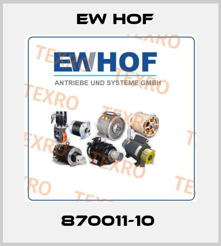 870011-10  Ew Hof