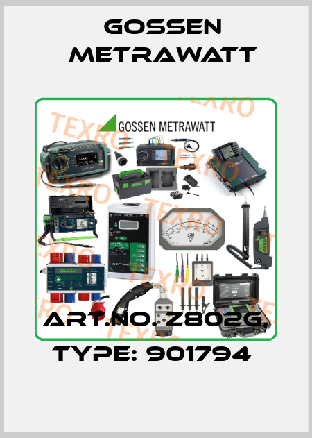 Art.No. Z802G, Type: 901794  Gossen Metrawatt