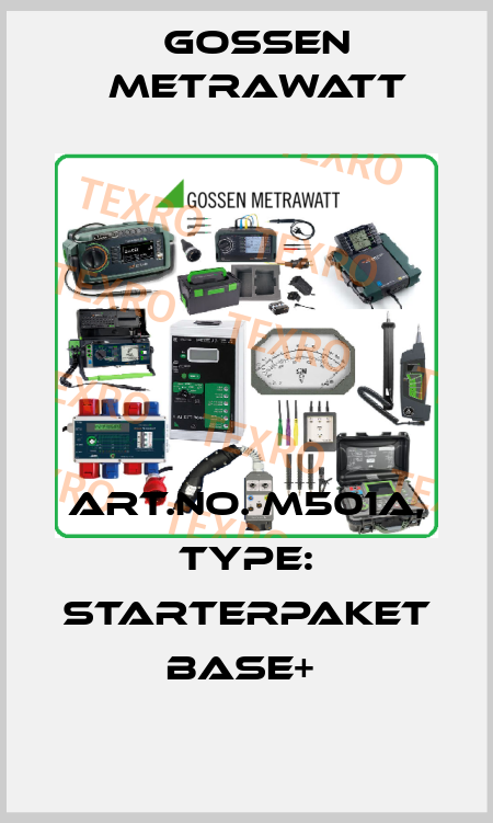 Art.No. M501A, Type: Starterpaket BASE+  Gossen Metrawatt