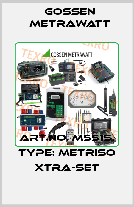 Art.No. M551S, Type: METRISO XTRA-Set Gossen Metrawatt