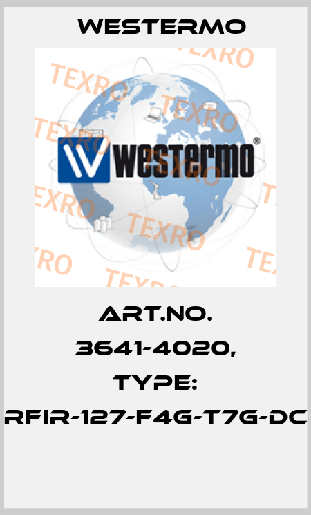 Art.No. 3641-4020, Type: RFIR-127-F4G-T7G-DC  Westermo