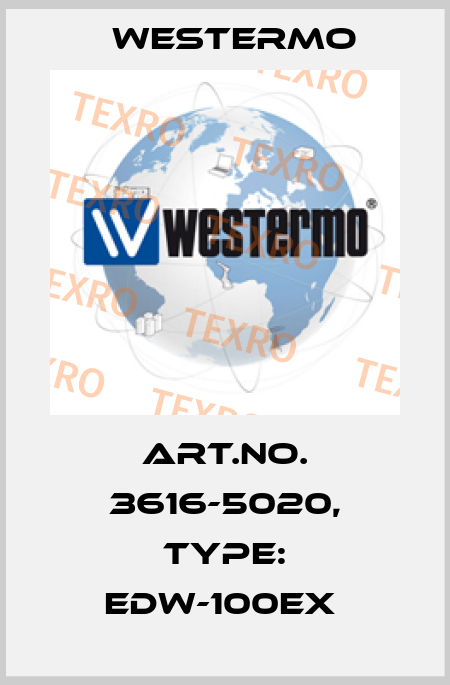 Art.No. 3616-5020, Type: EDW-100EX  Westermo