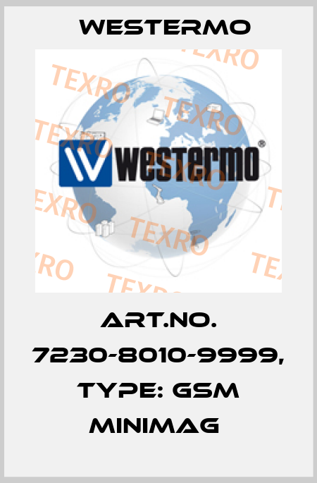 Art.No. 7230-8010-9999, Type: GSM Minimag  Westermo