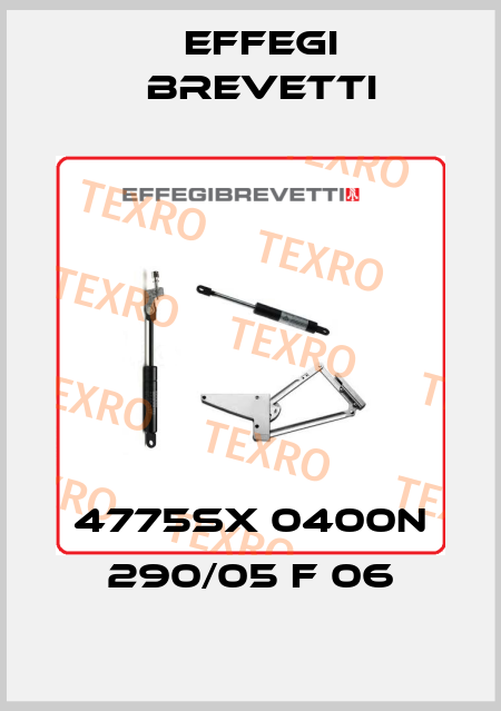 4775SX 0400N 290/05 F 06 Effegi Brevetti