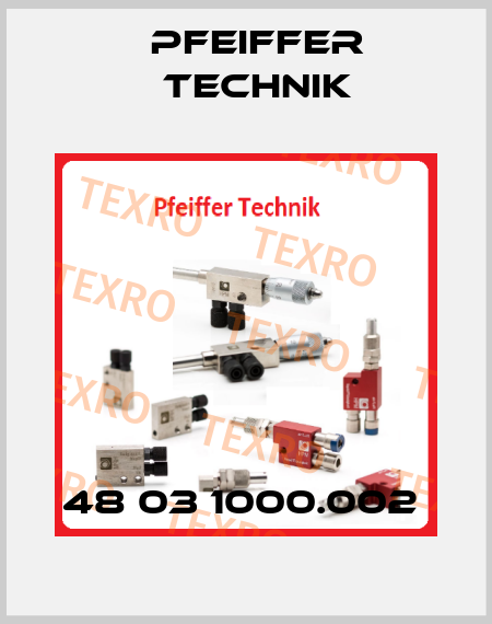 48 03 1000.002  Pfeiffer Technik