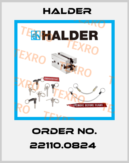 Order No. 22110.0824  Halder