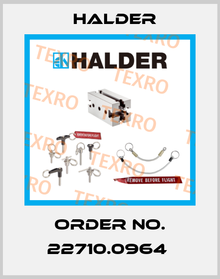 Order No. 22710.0964  Halder