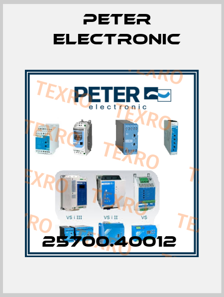 25700.40012  Peter Electronic