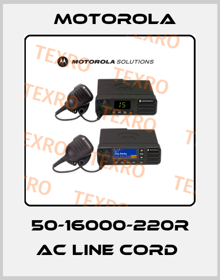 50-16000-220R AC LINE CORD  Motorola