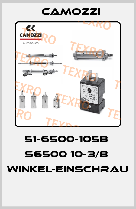 51-6500-1058  S6500 10-3/8  WINKEL-EINSCHRAU  Camozzi