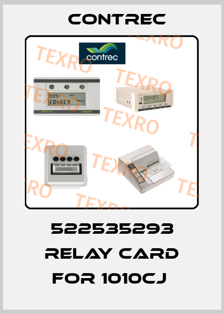 522535293 RELAY CARD FOR 1010CJ  Contrec