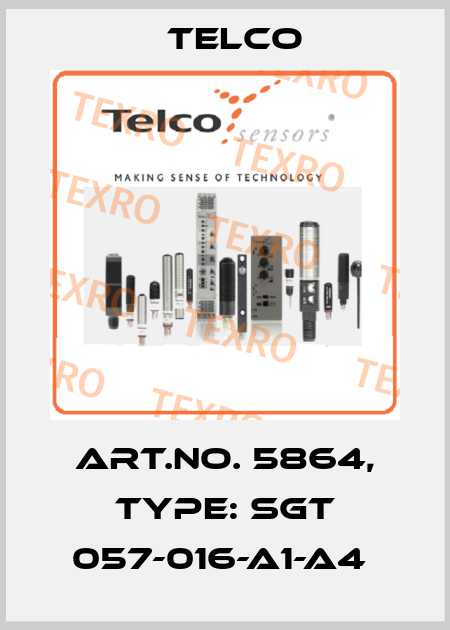 Art.No. 5864, Type: SGT 057-016-A1-A4  Telco