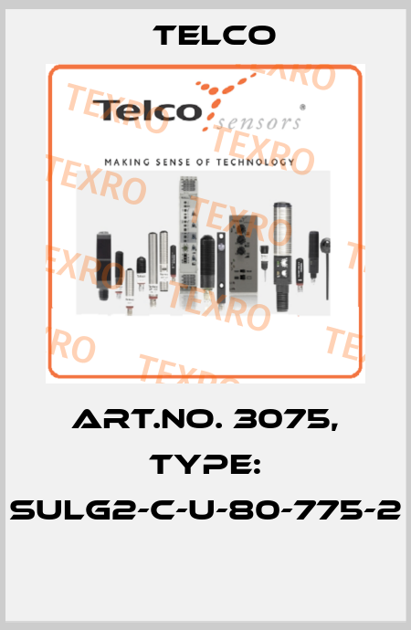 Art.No. 3075, Type: SULG2-C-U-80-775-2  Telco