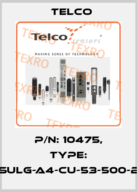 P/N: 10475, Type: SULG-A4-CU-53-500-2 Telco
