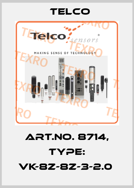 Art.No. 8714, Type: VK-8Z-8Z-3-2.0  Telco