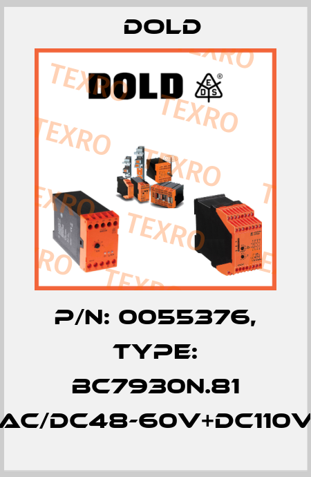 p/n: 0055376, Type: BC7930N.81 AC/DC48-60V+DC110V Dold