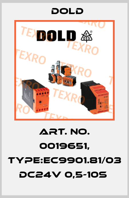 Art. No. 0019651, Type:EC9901.81/03 DC24V 0,5-10S  Dold
