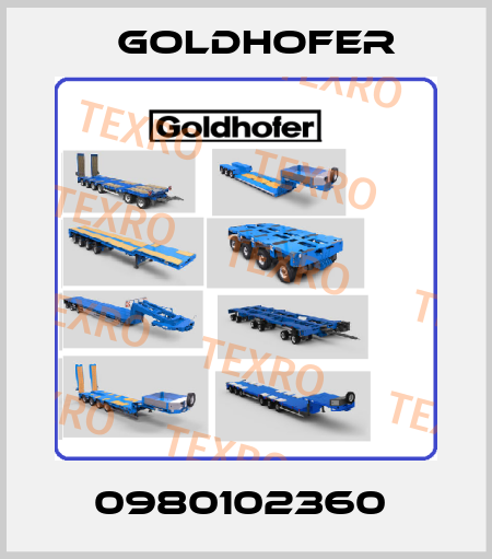 0980102360  Goldhofer