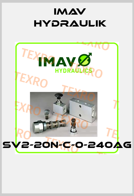 SV2-20N-C-0-240AG  IMAV Hydraulik