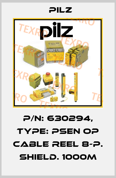 p/n: 630294, Type: PSEN op cable reel 8-p. shield. 1000m Pilz