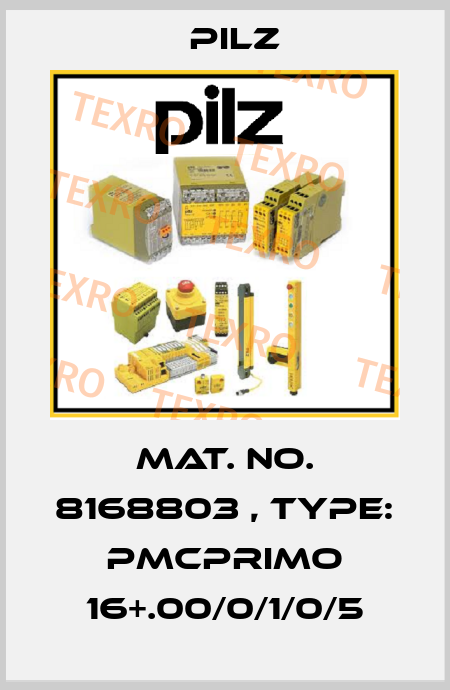 Mat. No. 8168803 , Type: PMCprimo 16+.00/0/1/0/5 Pilz