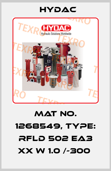 Mat No. 1268549, Type: RFLD 502 EA3 XX W 1.0 /-300  Hydac