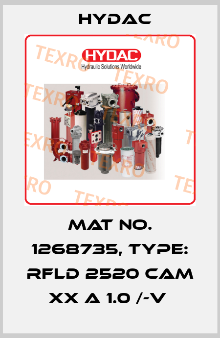 Mat No. 1268735, Type: RFLD 2520 CAM XX A 1.0 /-V  Hydac