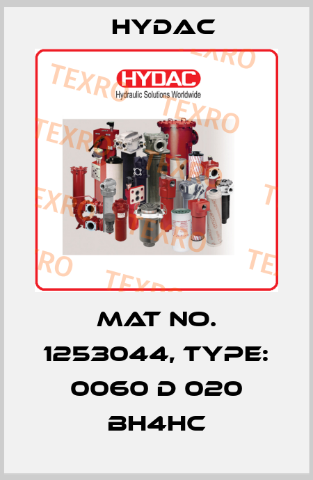 Mat No. 1253044, Type: 0060 D 020 BH4HC Hydac