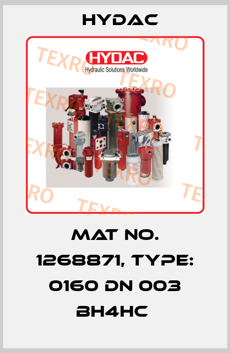 Mat No. 1268871, Type: 0160 DN 003 BH4HC  Hydac