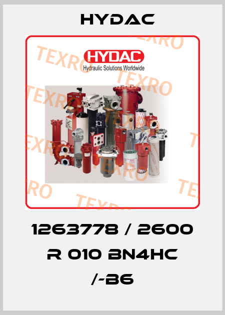 1263778 / 2600 R 010 BN4HC /-B6 Hydac
