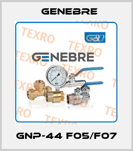 GNP-44 F05/F07 Genebre
