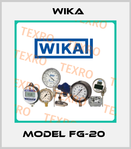Model FG-20  Wika