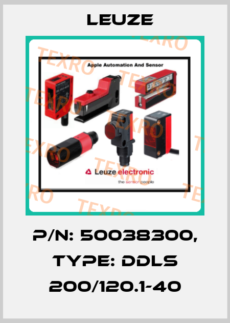 p/n: 50038300, Type: DDLS 200/120.1-40 Leuze