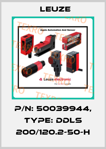 p/n: 50039944, Type: DDLS 200/120.2-50-H Leuze