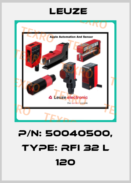 p/n: 50040500, Type: RFI 32 L 120 Leuze