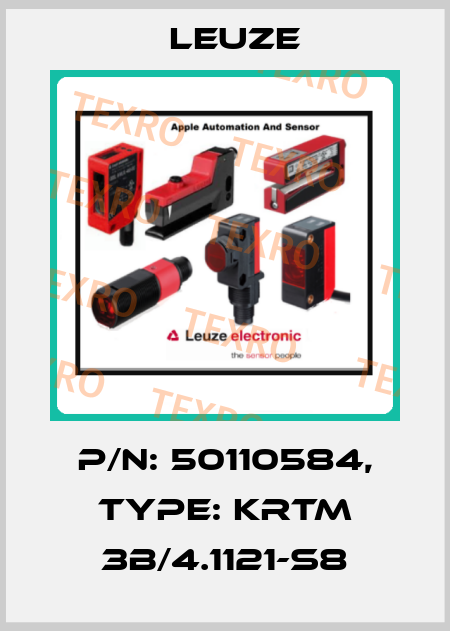 p/n: 50110584, Type: KRTM 3B/4.1121-S8 Leuze