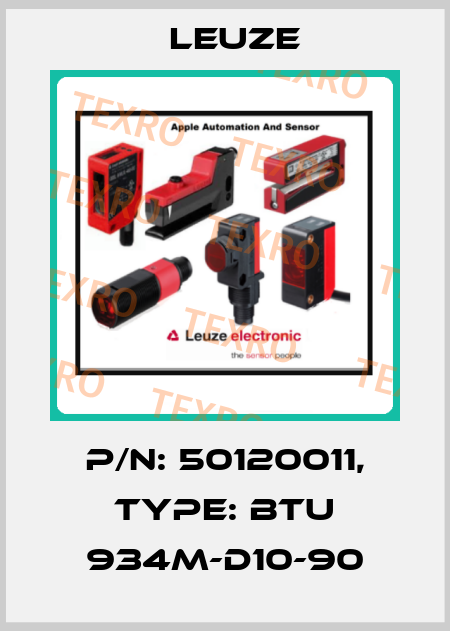 p/n: 50120011, Type: BTU 934M-D10-90 Leuze