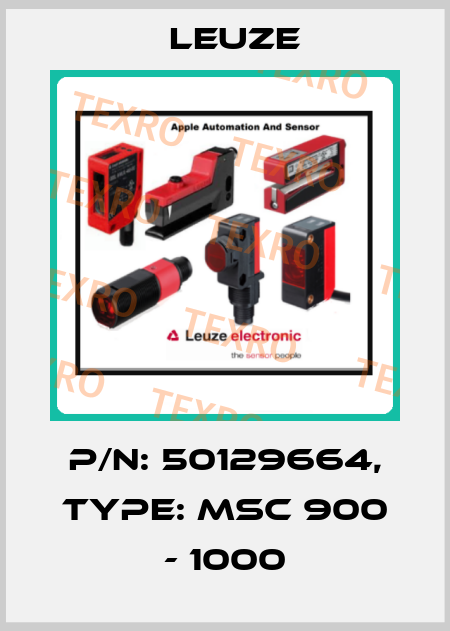 p/n: 50129664, Type: MSC 900 - 1000 Leuze