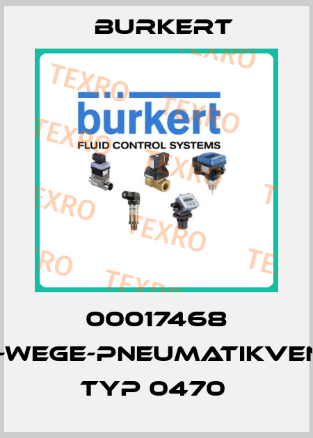 00017468 4/2-WEGE-PNEUMATIKVENTIL TYP 0470  Burkert