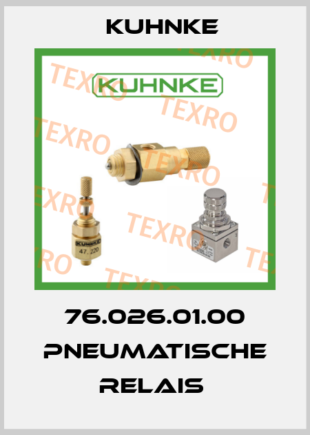 76.026.01.00 PNEUMATISCHE RELAIS  Kuhnke